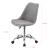 Scaun birou Atherton-T rotativ gri deschis [en.casa] HausGarden Leisure