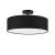 [lux.pro]® Plafoniera Missouri, 30 x 45 cm, 3 x E27, max. 60W, 230V, plastic, efect tesatura, negru/alb HausGarden Leisure