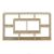 Raft perete AABR-2303 culoarea lemnului [en.casa] HausGarden Leisure