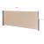 Paravan solar retractabil Werth 300 x 140 cm bej [pro.tec] HausGarden Leisure