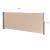 Paravan solar retractabil Werth 300 x 100 cm bej [pro.tec] HausGarden Leisure