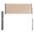 Paravan solar retractabil Werth 300 x 100 cm bej [pro.tec] HausGarden Leisure