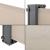 Paravan solar retractabil Werth 300 x 160 cm bej [pro.tec] HausGarden Leisure
