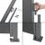 Paravan solar retractabil Werth 300 x 160 cm gri [pro.tec] HausGarden Leisure