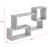 Raft perete Kvinesdal BO gri beton [en.casa] HausGarden Leisure