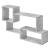 Raft perete Kvinesdal BO gri beton [en.casa] HausGarden Leisure