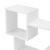 Raft perete Kvinesdal W alb [en.casa] HausGarden Leisure