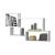 Raft perete Kvinesdal W alb [en.casa] HausGarden Leisure