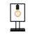 Lampa de masa Innsbruck 37,5 cm negru [lux.pro] HausGarden Leisure