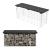 Gabion banca HTGB-6733 negru [pro.tec] HausGarden Leisure
