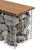 Gabion banca HTGB-6731 maro deschis [pro.tec] HausGarden Leisure