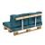 Perna spate mobilier paleti Paletten HTPC turcoaz [en.casa] HausGarden Leisure