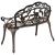 Banca gradina design Vintage 100 x 54 x 80 cm culoarea bronzului [casa.pro] HausGarden Leisure
