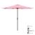 Umbrela soare HTGI-0773 poliester/otel 300 x 230 cm roz pastel [casa.pro] HausGarden Leisure