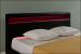 Pat dormitor Lana12 tapitat cu LED 180x200cm negru Corium HausGarden Leisure
