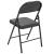 Scaune birou Pliabile set 6 buc piele sintetica gri [pro.tec] HausGarden Leisure