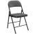 Scaune birou Pliabile set 6 buc piele sintetica gri [pro.tec] HausGarden Leisure
