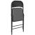 Scaune birou Pliabile set 6 buc piele sintetica gri [pro.tec] HausGarden Leisure