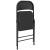 Scaune birou Pliabile set 6 buc piele sintetica negru [pro.tec] HausGarden Leisure