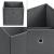 Set 10 buc cutii Faltbox pliabile pentru depozitare gri inchis [en.casa] HausGarden Leisure