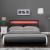 Pat tapitat cu saltea si iluminat ambiental cu LED CosmosS 180x200cm negru Corium HausGarden Leisure