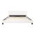 Corium® Pat frantuzesc Cyntia,180 x 200 cm, alb, modern, tapitat, imitatie de piele, fara saltea HausGarden Leisure