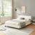 Pat tapitat Granada alb 140x200 cm Corium HausGarden Leisure