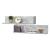 Set 2 rafturi perete Elverum B efect beton [en.casa] HausGarden Leisure