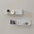 Set 2 rafturi perete Elverum B efect beton [en.casa] HausGarden Leisure