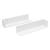 Set 2 rafturi perete Elverum W alb mat lacuit [en.casa] HausGarden Leisure