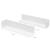 Set 2 rafturi perete Elverum W alb mat lacuit [en.casa] HausGarden Leisure