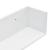 Set 2 rafturi perete Elverum W alb mat lacuit [en.casa] HausGarden Leisure