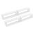 Set patru rafturi perete Fagernes W alb mat [en.casa] HausGarden Leisure