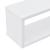 Set patru rafturi perete Fagernes W alb mat [en.casa] HausGarden Leisure