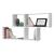 Raft perete Bryne W alb mat [en.casa] HausGarden Leisure