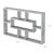 Raft perete QinnguaB 77 x 10 x 48 cm efect beton [en.casa] HausGarden Leisure