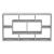 Raft perete Saputit B pal gri beton [en.casa] HausGarden Leisure