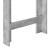[en.casa] Masa bar Danderyd BO, 120 x 60 x 105,5 cm, PAL melaminat, efect beton, cu trei rafturi HausGarden Leisure