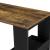 Masa bar Bromolla SED montabila pe perete negru/stejar inchis [en.casa] HausGarden Leisure