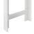 [en.casa] Masa bar Danderyd W, 120 x 60 x 105,5 cm, PAL melaminat, alb, cu trei rafturi HausGarden Leisure