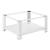 Suport masina de spalat AAWR-8011 otel/alb 63 x 54 x 31 cm [en.casa] HausGarden Leisure