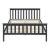 [en.casa]® Pat lemn Breda 160DG, 209 x168 x 80 cm, lemn brad/PAL, gri inchis mat lacuit, 200 Kg, dublu, fara saltea HausGarden Leisure