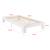 Rama pat lemn brad Raisio W100 alb 204 x 104 x 30 cm [en.casa] HausGarden Leisure