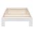 Rama pat lemn brad Raisio W100 alb 204 x 104 x 30 cm [en.casa] HausGarden Leisure