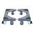 Piedestal suprainaltare electrocasnice Kella 400 Kg gri [en.casa] HausGarden Leisure