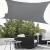 Copertina soare Sonnensegel  2,5 x 5 m gri inchis [en.casa] HausGarden Leisure