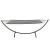 Hamac HS-006 cu cadru metalic gri [casa.pro] HausGarden Leisure