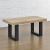 Picioare banca AATL-5707 set 2 buc 40 x 43 cm negru [en.casa] HausGarden Leisure