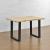 Picioare masa AATL-5705 set 2 buc 60 x 72 cm negru [en.casa] HausGarden Leisure