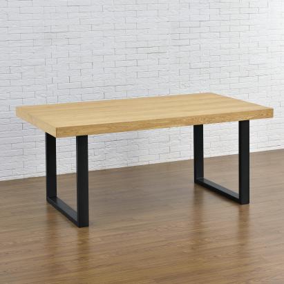 Picioare masa AATL-5703 set 2 buc 80 x 72 cm negru [en.casa] HausGarden Leisure